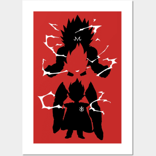 Evil Saiyan Prince Posters and Art